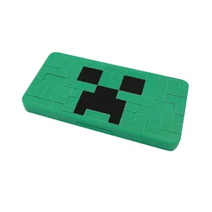 Casing penyangga kotak pelindung magnetik 24 Slot kartu memori kartrid Game premium mini desain kustom untuk Nintendo Switch OLED Lite