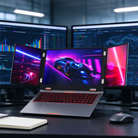 Ordinateur portable professionnel à trois écrans 16 pouces Intel Core i5 12450H 32 Go de RAM 1 To SSD Windows 11