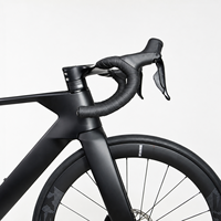Vélo de route en carbone complet avec frein à disque hydraulique, logo personnalisé
