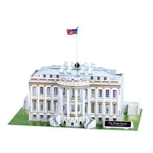 Modèle en papier mousse DIY Assemblage Puzzle 3D <span class=keywords><strong>Maison</strong></span> Blanche pour enfants - Product Image 2