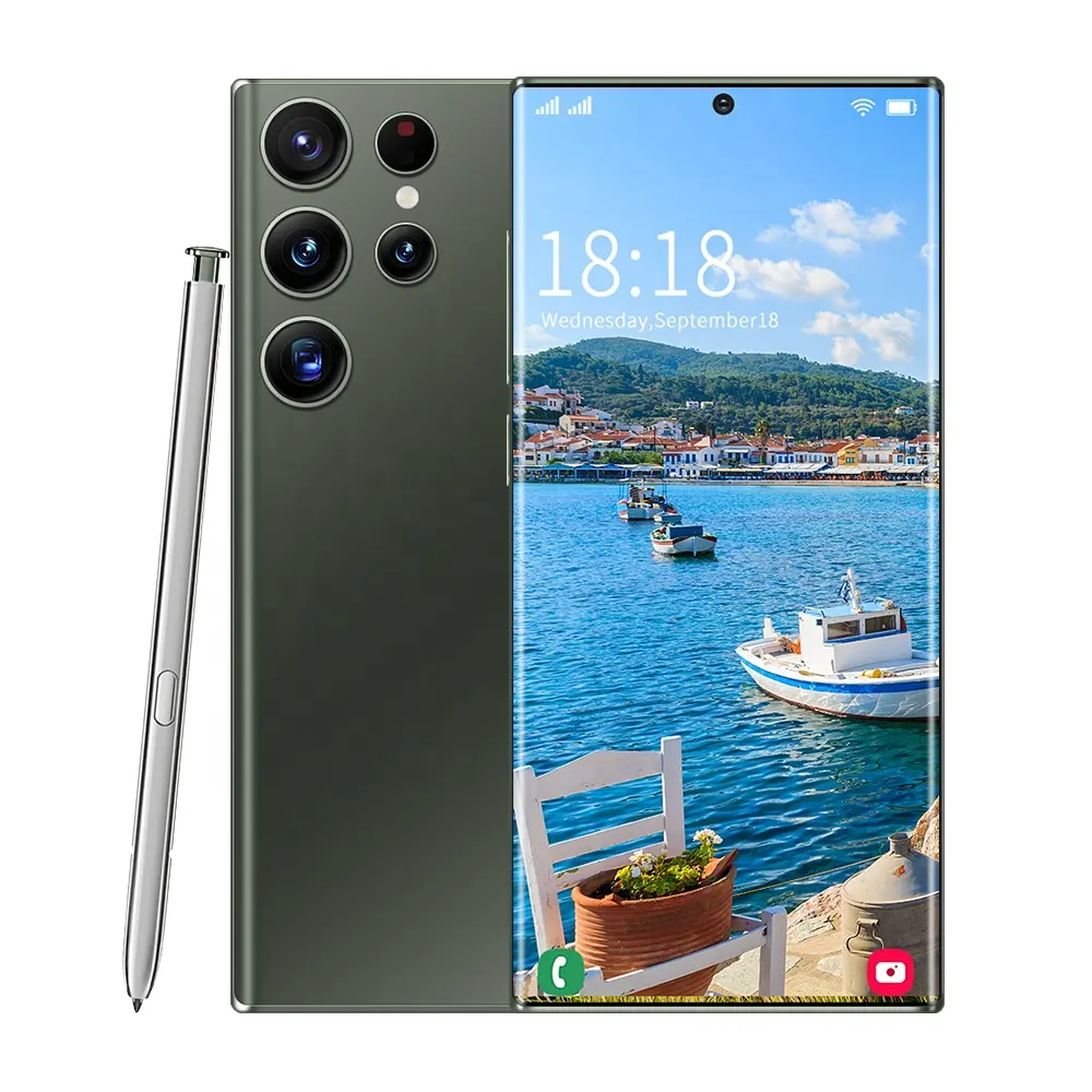 2023 Nieuwe Versie Originele S23 Ultra 5G Telefoon 6.8 Inch 12Gb + 512Gb Android 13 Smartphone Dual Sim Tien Core Smart Mobiele Telefoons