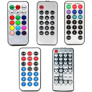 Universal IR RF Remote Control For LED Strip Light Speaker Audio Video Player Home Appliances Customize Key Remote Controller