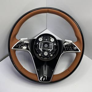 Volante <span class=keywords><strong>Deportivo</strong></span> Negro en Oferta, Volante de Cuero W204 W205 AMG CLA para Mercedes Benz - Product Image 6