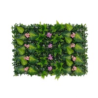Follaje Artificial de Plástico, Pared de Plantas Artificiales Estilo Milán, Eucalipto, Decoración para Entrada, Fondo Colgante para Pared