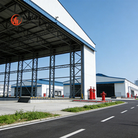 Entrepôt en structure métallique préfabriquée Bâtiment préfabriqué Entrepôt de stockage Hangar industriel