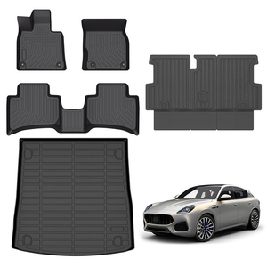 Set di tappetini per auto a copertura totale per tutte le stagioni tappetini auto 3D Tpe in gomma personalizzata per Maserati <span class=keywords><strong>Grecale</strong></span> 2023 2025 tappetino di lusso - Product Image 1