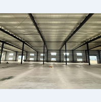 Bâtiment d'atelier préfabriqué, construction métallique préfabriquée, entrepôt en structure acier, entrepôt modulaire industriel, hangar d'usine