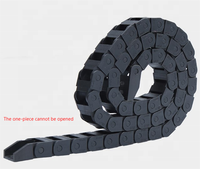 Chaîne de guidage en nylon pour machine-outil H25 * 57 H25 * 77, chaîne à fentes renforcée, pont en plastique, guide-câble flexible