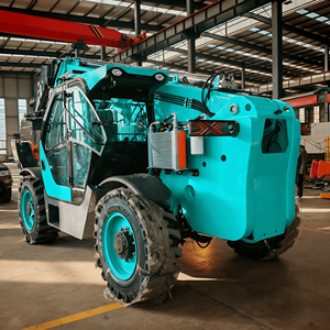 Longqing 7m 9m 12m 14m 18m Wheel <span class=keywords><strong>Loader</strong></span> Teleskopik Diesel Pertanian dengan Remote Control untuk Penanganan Material - Product Image 5