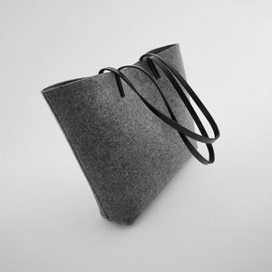 Sac cabas pour femme, design personnalisé, nouveau modèle hiver 2022, en feutre recyclé naturel, sac à main pour femme, sac tote - Product Image 4