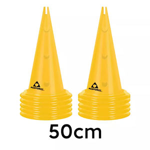 Bola kerucut latihan olahraga kebugaran kerucut penanda latihan sepak bola kerucut rintangan dengan lubang logo latihan - Product Image 4