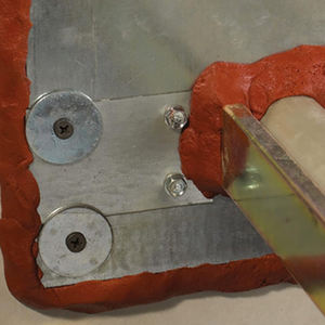 Barrière anti-<span class=keywords><strong>feu</strong></span> anti-<span class=keywords><strong>feu</strong></span> pour plombiers, mastic d'étanchéité de conduit, coussinets cuboïdes rouges pour plombiers, 17x17cm - Product Image 4