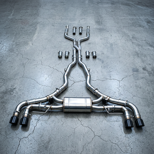 ระบบท่อไอเสีย Boska Valvetronic พร้อมท่อ Z สำหรับ BMW X5 M50i 4.4TT ปี 2019-2024 ระบบท่อไอเสียสแตนเลส Ss304 พร้อมปลายท่อ - Product Image 1