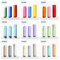 Envase de Lujo con Bomba sin Aire de 25ml 45ml, Diseño Reemplazable, Recargable, Ecológico, para Lociones y Protectores Solares