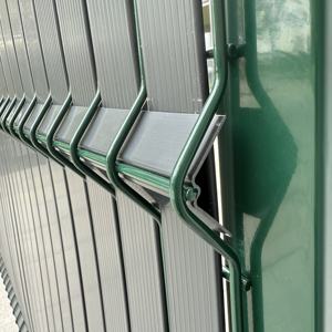 Panneaux de clôture de jardin 3D en <span class=keywords><strong>PVC</strong></span> rigide, lames d'<span class=keywords><strong>occultation</strong></span> <span class=keywords><strong>PVC</strong></span> pour kit de latte, pour cadre métallique de 2,5 m - Product Image 3