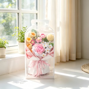 Innovador Ramo de Flores Inmortales Tejidas a Mano con Lana, Rosas y Tulipanes para el Día de San Valentín Qixi 2026 - Product Image 4