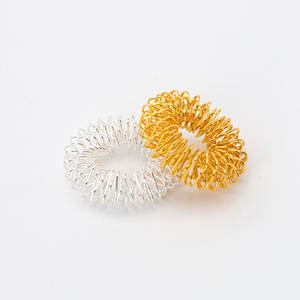 Mainan sensor Fidget <span class=keywords><strong>Stimulator</strong></span> Acupoint portabel mainan pemijat jari logam pegas akupresur - Product Image 5