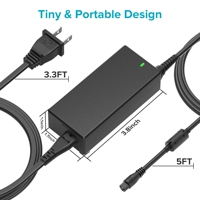Chargeur universel pour ordinateur portable 90W, adaptateur secteur 15V-20V, 16 embouts DC pour HP, Dell, Lenovo, Asus, Acer, Toshiba, Samsung