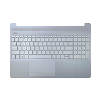 Remplacement pour clavier rétroéclairé USB LED en bambou pour ordinateur portable 15-DW 15S-DU 15S-DY 15-DW0081WM, pièce L52023-001, argent
