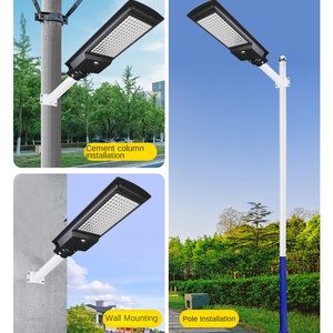 Farola solar integrada con inducción de carretera a prueba de agua para patio exterior y jardín Clasificación IP68 Fuente de alimentación de CA - Product Image 3