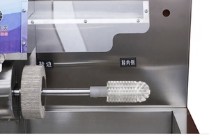 Macchina Spazzolatrice Semiautomatica Commerciale con Riscaldamento per Negozi di Lavaggio Scarpe e Fabbriche di Lavaggio a Secco per Calzaturifici - Product Image 4