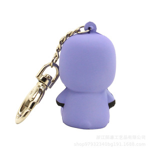 Pu Animal Sloth Keychain Digital Printing Zinc Alloy Portable Promotional <b>Gift</b> - Product Image 4