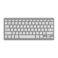 Clavier sans fil Bluetooth 78 touches, fin, rechargeable, à commutateurs à ciseaux, silencieux, pour ordinateur portable, ordinateur, iPad
