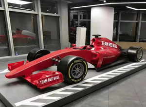 Escultura Personalizada de Coche de Carreras TOPDON F1 - Modelo con Marca <span class=keywords><strong>Vodafone</strong></span> y Pirelli para Exhibiciones y Colecciones de Deportes de Motor - Product Image 3