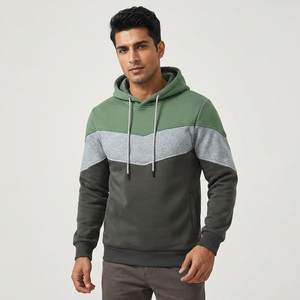 Promotion High Quality 300 GSM Cotton Thick Blank <b>Plain</b> Heavyweight Oversized Zipper-Up Quick Dry Breathable Winter Men's <b>Hoodie</b> - Product Image 1