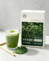 Complément alimentaire naturel pur, poudre de chou frisé déshydratée pour les boissons