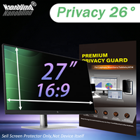 Anti-blauwlicht privacyfilter voor HP 27 inch 16:9 desktopmonitor, anti-spionage, anti-reflectie schermfolie