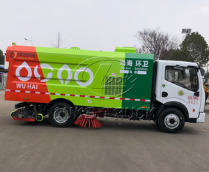 รถบรรทุกกำจัดมลพิษบนถนนแบบเบา 5 ลูกบาศก์เมตร แชสซี Dongfeng รถกวาดทำความสะอาดพื้นผิวถนนแบบลึก - Product Image 6