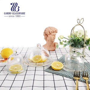 Mini <span class=keywords><strong>plat</strong></span> à beurre transparent <span class=keywords><strong>en</strong></span> cristal avec couvercle <span class=keywords><strong>cloche</strong></span> <span class=keywords><strong>en</strong></span> <span class=keywords><strong>verre</strong></span> dôme de bocal à bonbons avec base de plaque dôme de citron <span class=keywords><strong>en</strong></span> <span class=keywords><strong>verre</strong></span> clair - Product Image 1