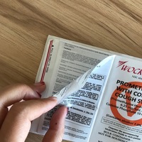 Étiquettes adhésives pliables hi tech, 1000 pièces, étiquette autocollante