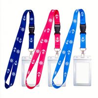 Cordon de cou personnalisé en polyester pour outils, cartes de bateau, porte-badges rétractables, imprimé en sérigraphie, résistant à l'eau, pour badges d'identification