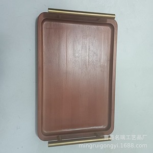 Bamboo <b>Tea</b> <b>Tray</b> Rectangular With Handle 30x20x5cm For Serving Dishes Restaurant Use - Product Image 1