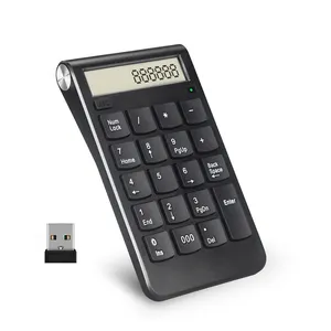 SATE (2,4) USB G teclado numérico inalámbrico LCD 19 teclas teclado numérico USB teclado numérico