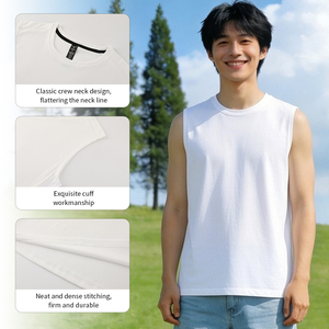 เสื้อวิ่งมาราธอนผู้ชายแบบถัก ระบายอากาศได้ดี พิมพ์ลายแบบซับลิเมชั่น  แบบไม่มีแขน  รับสั่งทำ - Product Image 2