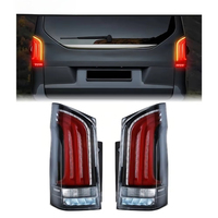 Feu arrière LED pour Mercedes-Benz Vito W447 2016-2023 V260 V250, avec fonctions de freinage, marche arrière et clignotant dynamique, pièce de rechange automobile modifiée et améliorée