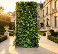 Mur végétal artificiel personnalisé style jungle, mur d'herbe extérieur, plantes verticales suspendues pour la décoration