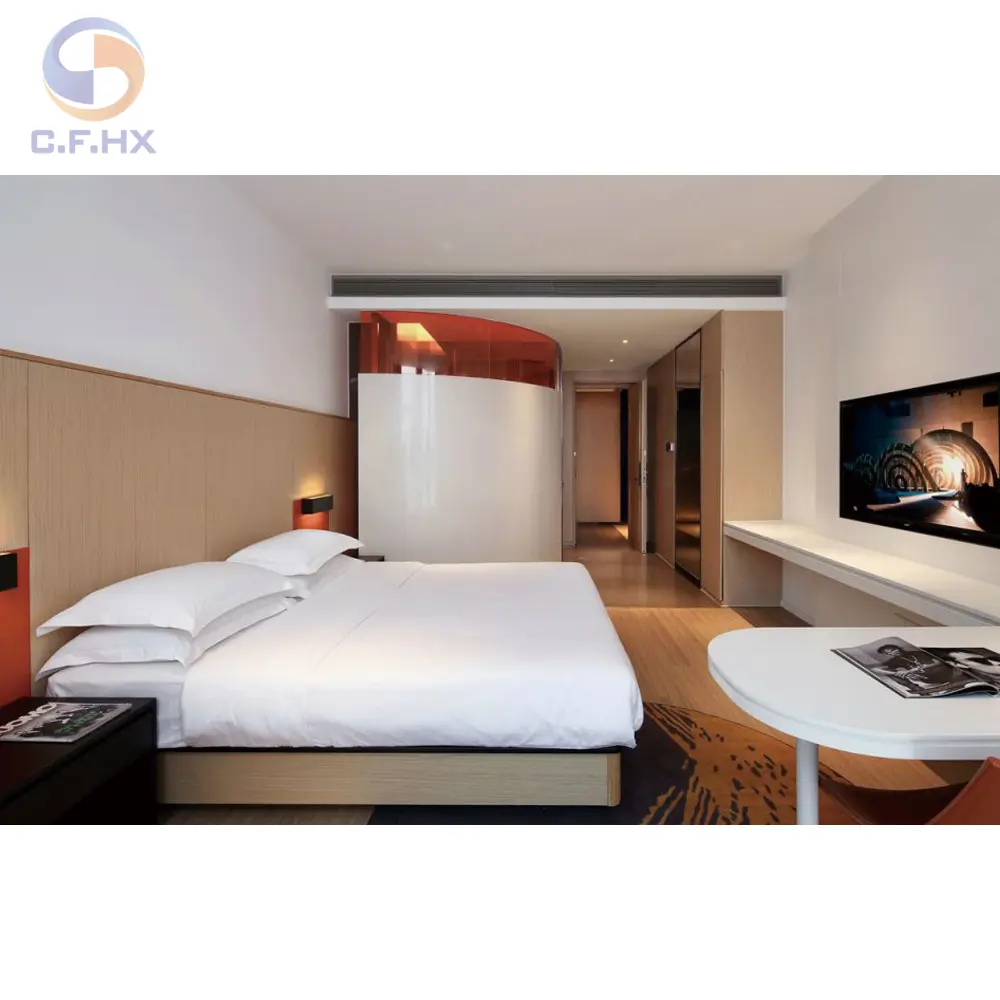 निर्माता हॉट सेल अनुकूलित बेडरूम सेट होटल फर्नीचर आकार आधुनिक शैली होटल प्रोजेक्ट के लिए 3 बेडरूम का स्लीप वेल सेट