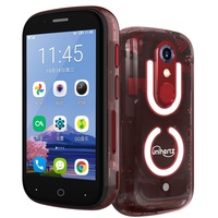 Unihertz, el Teléfono Inteligente Android 13 Más Pequeño, 8GB 256GB, Luz LED, Carcasa Trasera Transparente, Teléfono Móvil de 48MP, Pantalla de 3 Pulgadas, Jelly Star
