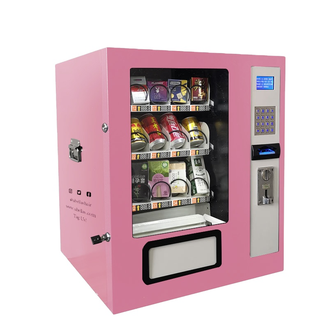 Credit Card Customized Wall Mount Vending Machine for Foods Snacks and Drinks for Small Business