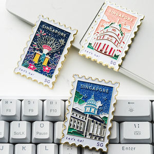 Изготовленные на заказ магниты на холодильник из цинкового сплава с УФ-печатью туристические сувениры с помощью техники литья - Product Image 3