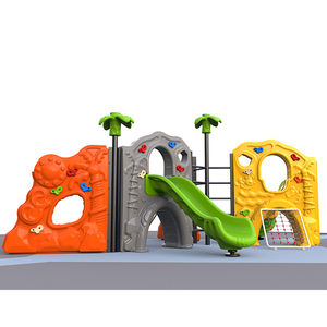 Série d'escalade en forêt cadre d'escalade en plastique mur d'escalade enfants avec toboggan et escalier d'escalade - Product Image 2