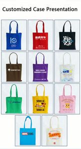 Bolsa de Compras de Lona de Algodón Reutilizable Ecológica de Diseño con Logotipo Personalizado Impreso - Product Image 2