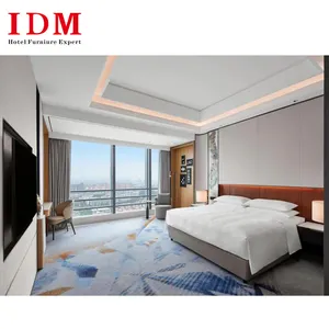 großhandel kundenspezifische vollständige hotelmöbel holz schlafzimmer-sets king style lounge möbel lieferanten