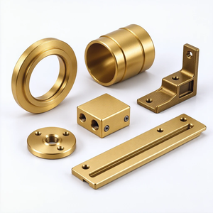 Piezas de Latón Fresadas con CNC de 5 Ejes de Precisión, Componentes Personalizados para Instrumentos de Latón, Placas de Montaje y Accesorios para Ensamblaje de Maquinaria - Product Image 2