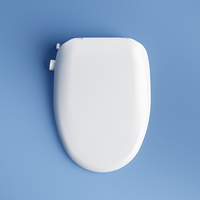 Siège de toilette bidet électrique au design fin, couvercle de toilette intelligent chauffant OEM, siège WC électronique à profil bas, couvercle de toilette.
