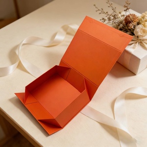 Wholesale Premium Solid Color Rigid Gift <b>Boxes</b> with Folding Magnetic Closure Four-Color Printing Customizable Luxury Packaging - Product Image 3
